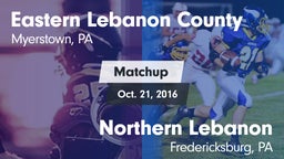 Matchup: Eastern Lebanon Coun vs. Northern Lebanon  2016