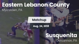 Matchup: Eastern Lebanon Coun vs. Susquenita  2018