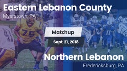 Matchup: Eastern Lebanon Coun vs. Northern Lebanon  2018
