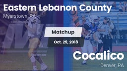 Matchup: Eastern Lebanon Coun vs. Cocalico  2018