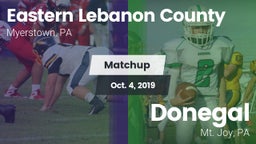 Matchup: Eastern Lebanon Coun vs. Donegal  2019