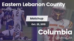 Matchup: Eastern Lebanon Coun vs. Columbia  2019