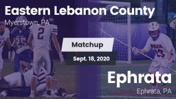 Matchup: Eastern Lebanon Coun vs. Ephrata  2020