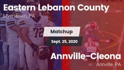 Matchup: Eastern Lebanon Coun vs. Annville-Cleona  2020