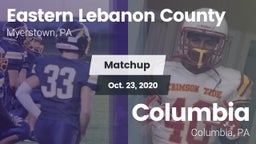Matchup: Eastern Lebanon Coun vs. Columbia  2020
