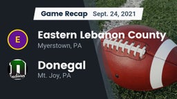 Recap: Eastern Lebanon County  vs. Donegal  2021
