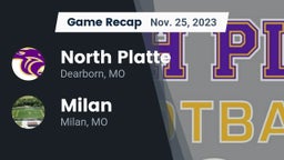 Recap: North Platte  vs. Milan  2023