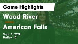 Wood River  vs American Falls  Game Highlights - Sept. 2, 2022