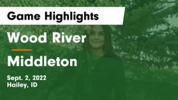 Wood River  vs Middleton  Game Highlights - Sept. 2, 2022