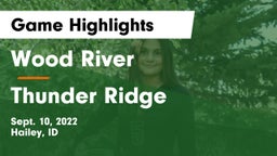 Wood River  vs Thunder Ridge  Game Highlights - Sept. 10, 2022