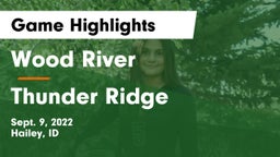 Wood River  vs Thunder Ridge  Game Highlights - Sept. 9, 2022