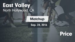 Matchup: East Valley vs. Price 2016