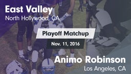 Matchup: East Valley vs. Animo Robinson  2016