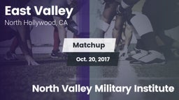 Matchup: East Valley vs. North Valley Military Institute 2017