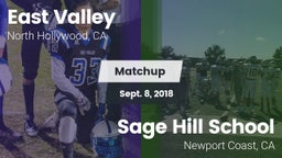 Matchup: East Valley vs. Sage Hill School 2018