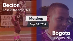 Matchup: Becton vs. Bogota  2016