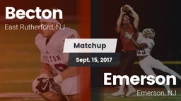 Matchup: Becton vs. Emerson  2017