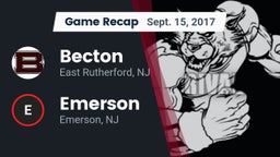 Recap: Becton  vs. Emerson  2017