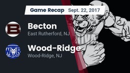 Recap: Becton  vs. Wood-Ridge  2017