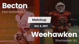 Matchup: Becton vs. Weehawken  2017