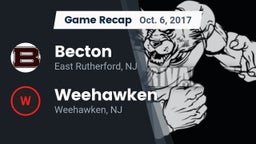 Recap: Becton  vs. Weehawken  2017
