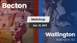 Matchup: Becton vs. Wallington  2017