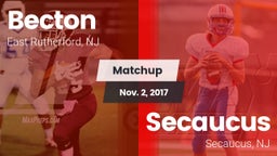 Matchup: Becton vs. Secaucus  2017