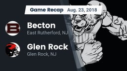 Recap: Becton  vs. Glen Rock  2018