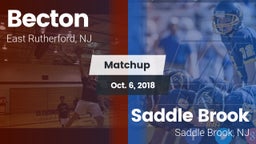 Matchup: Becton vs. Saddle Brook  2018