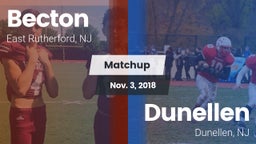 Matchup: Becton vs. Dunellen  2018
