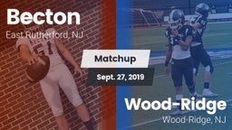 Matchup: Becton vs. Wood-Ridge  2019