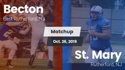 Matchup: Becton vs. St. Mary  2019