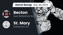 Recap: Becton  vs. St. Mary  2019