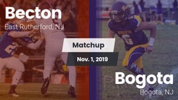 Matchup: Becton vs. Bogota  2019