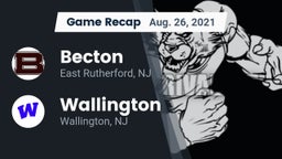 Recap: Becton  vs. Wallington  2021