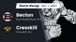 Recap: Becton  vs. Cresskill  2021