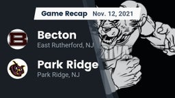 Recap: Becton  vs. Park Ridge  2021