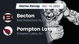 Recap: Becton  vs. Pompton Lakes  2022