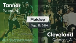 Matchup: Tanner vs. Cleveland  2016
