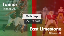 Matchup: Tanner vs. East Limestone  2016