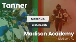 Matchup: Tanner vs. Madison Academy  2017