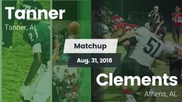 Matchup: Tanner vs. Clements  2018