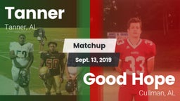 Matchup: Tanner vs. Good Hope  2019