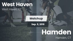 Matchup: West Haven vs. Hamden  2016