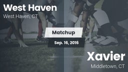Matchup: West Haven vs. Xavier  2016
