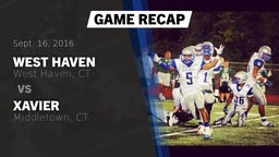 Recap: West Haven  vs. Xavier  2016