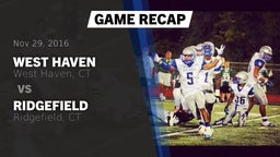 Recap: West Haven  vs. Ridgefield  2016