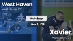 Matchup: West Haven vs. Xavier  2018