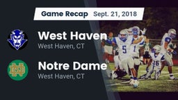 Recap: West Haven  vs. Notre Dame  2018