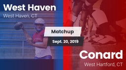 Matchup: West Haven vs. Conard  2019